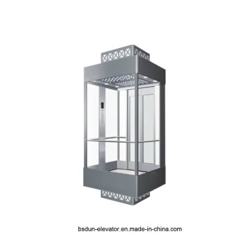 Vvvf Gearless Machine Room Observation Passenger Elevator by Huzhou Manufacturer Factory Mr